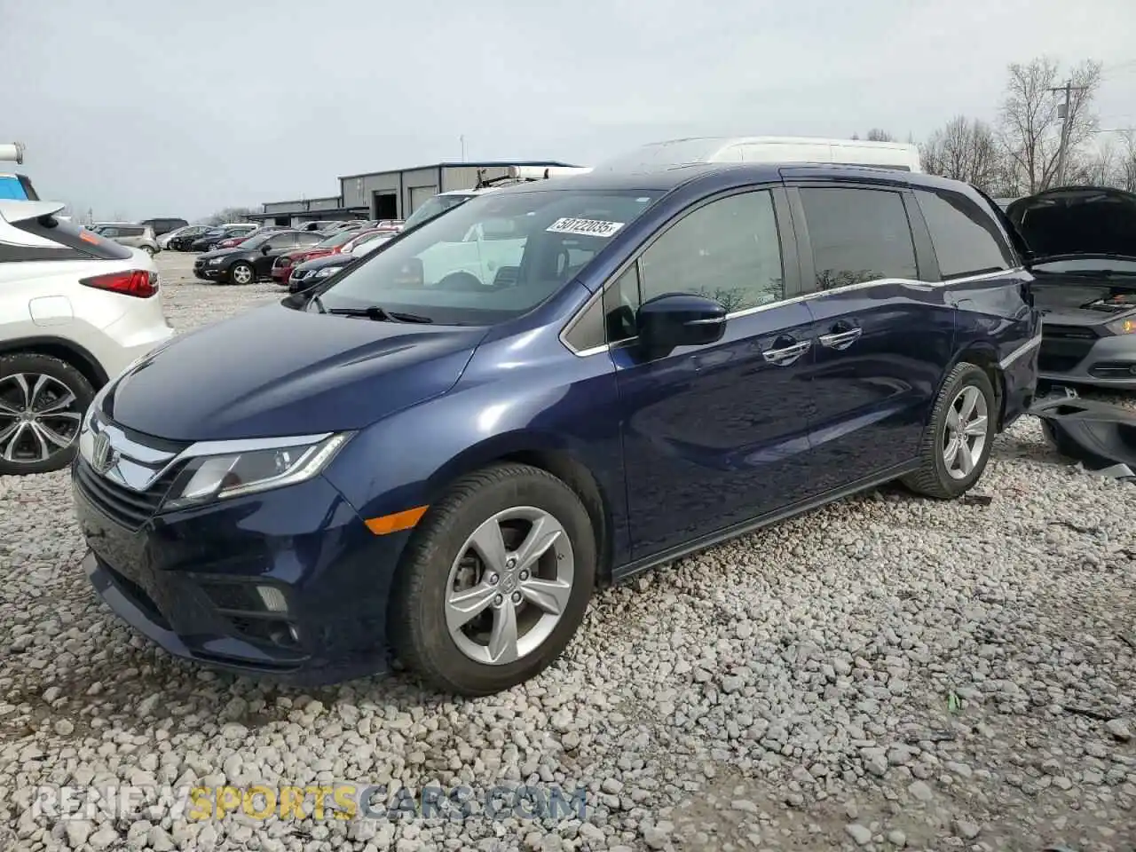1 Photograph of a damaged car 5FNRL6H74KB039830 HONDA All Models 2019