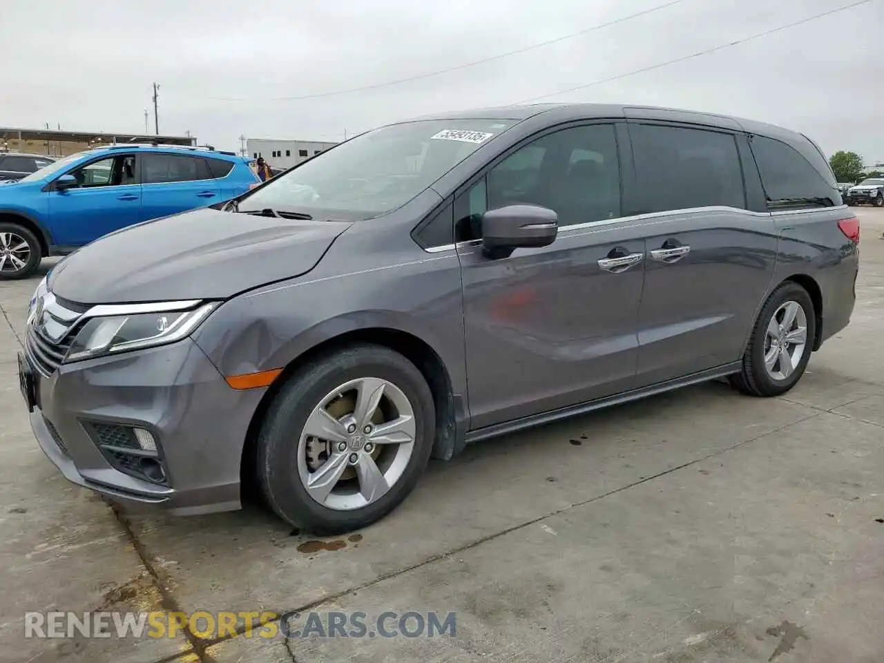 1 Photograph of a damaged car 5FNRL6H74KB069409 HONDA All Models 2019