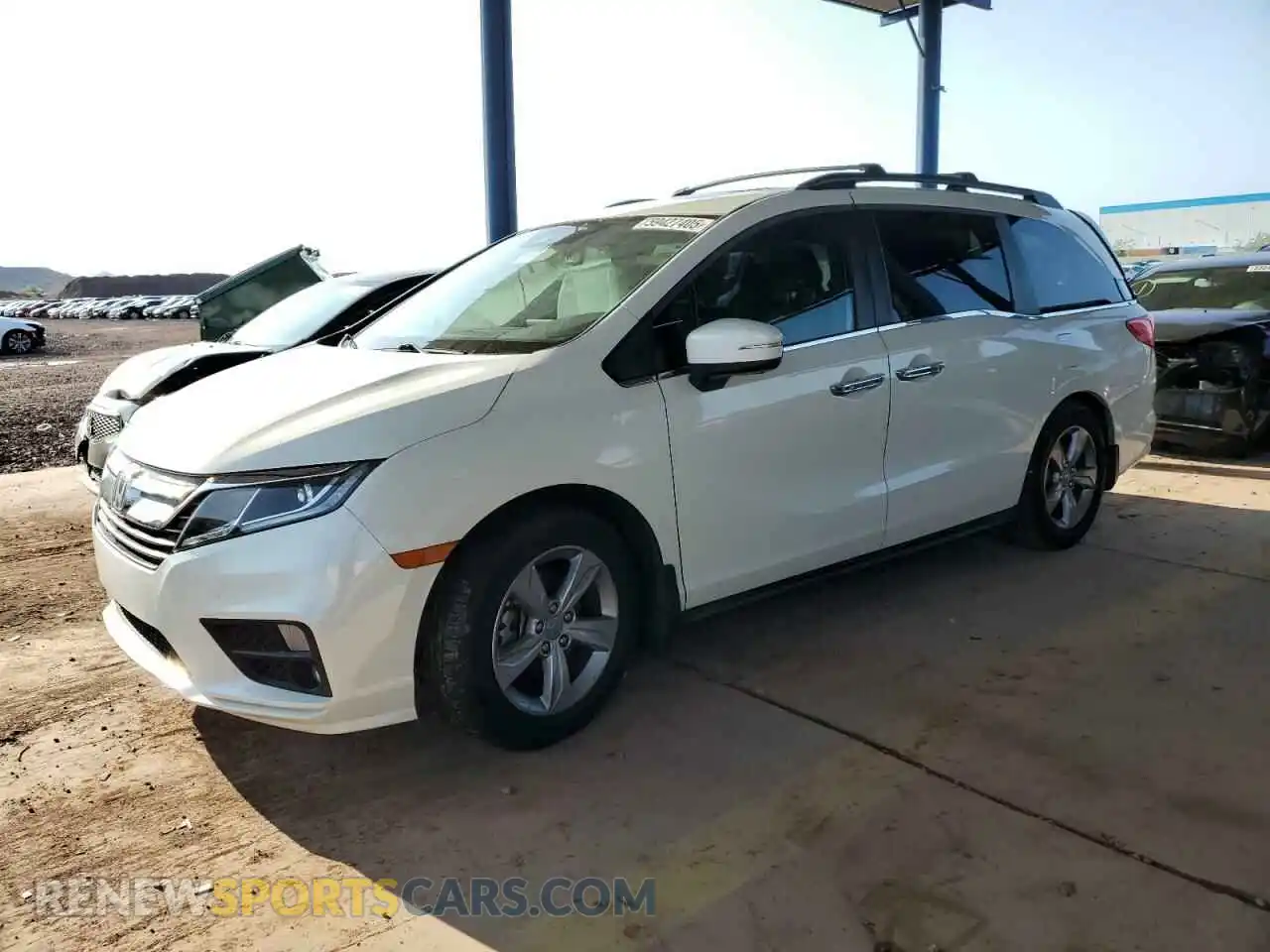 1 Photograph of a damaged car 5FNRL6H75KB062680 HONDA All Models 2019