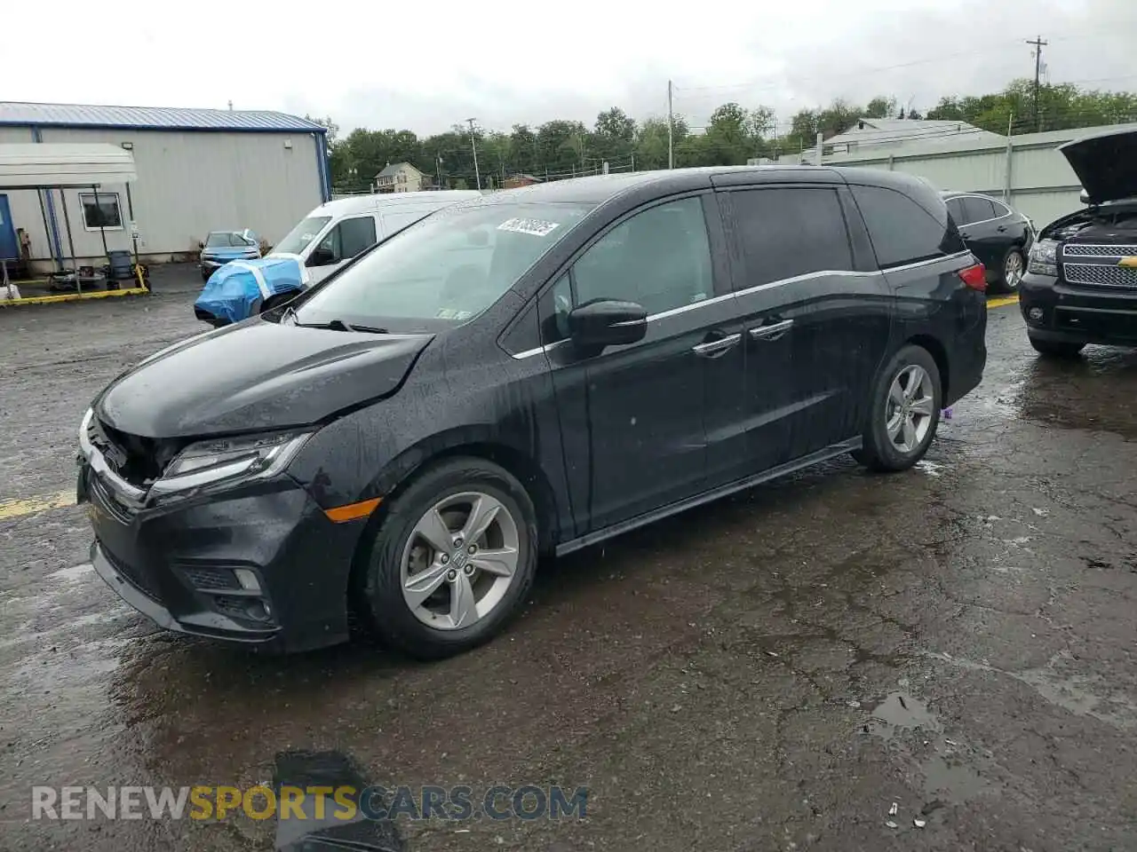 1 Photograph of a damaged car 5FNRL6H76KB124717 HONDA All Models 2019