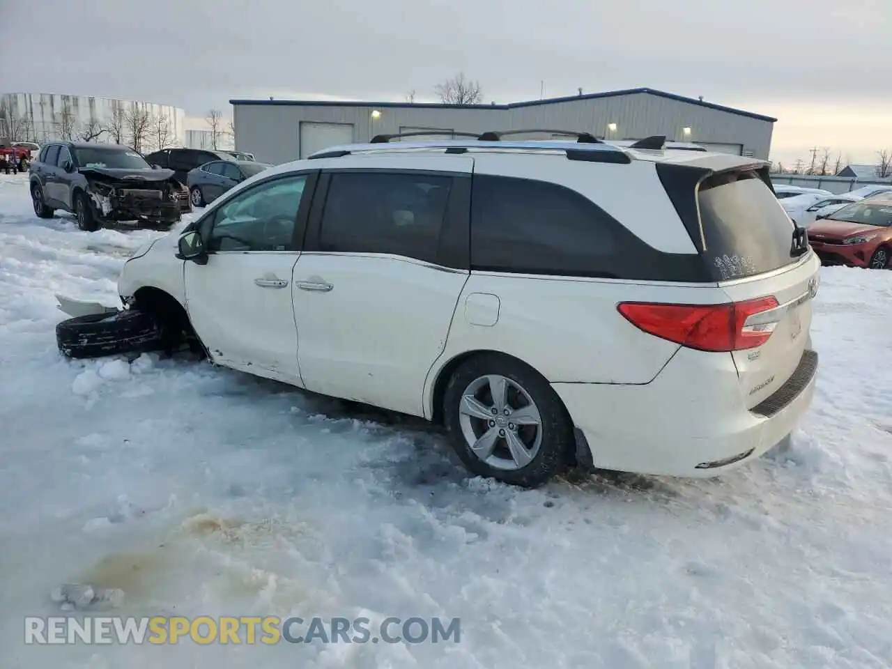 2 Photograph of a damaged car 5FNRL6H78KB095673 HONDA All Models 2019