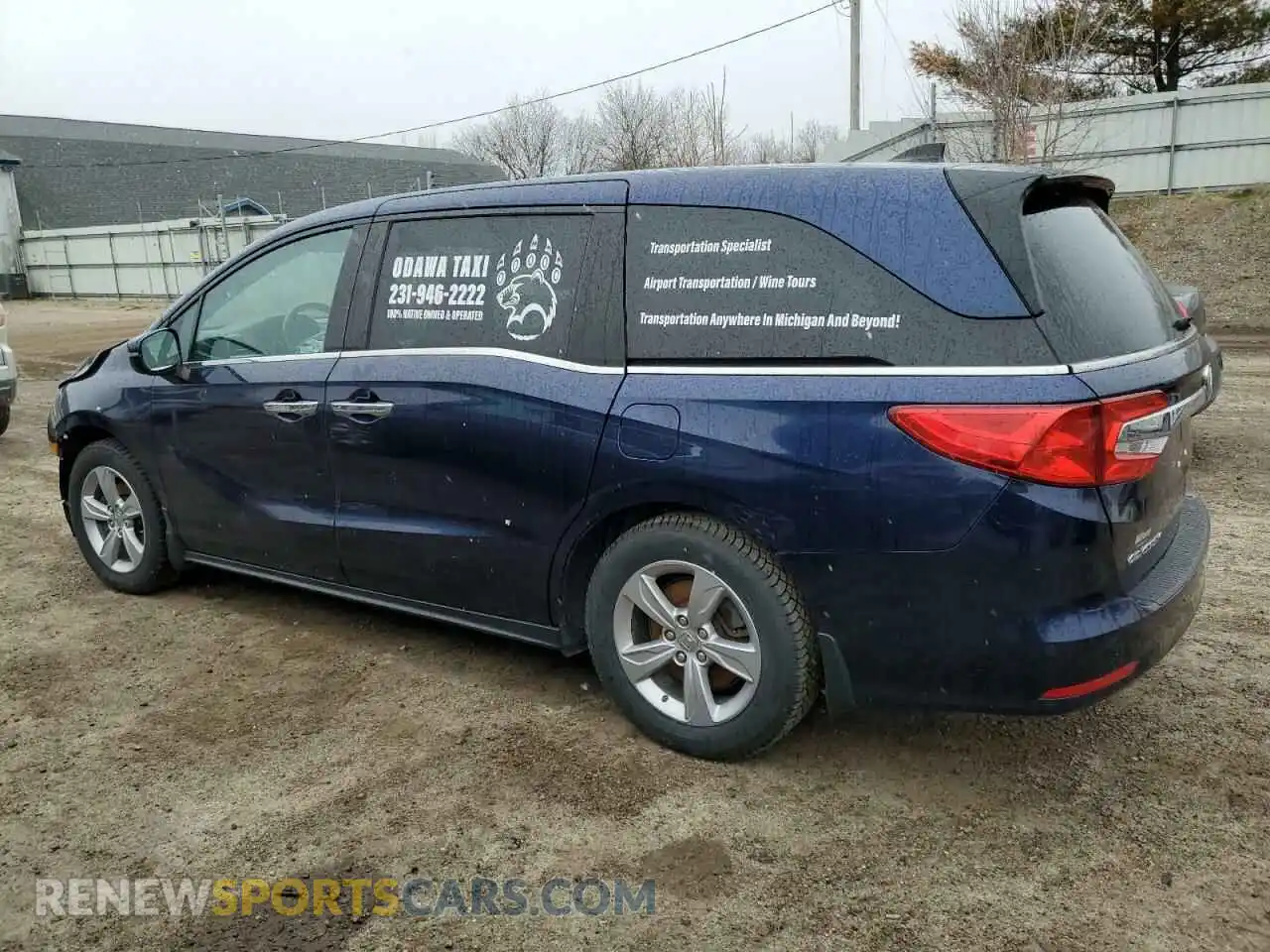 2 Photograph of a damaged car 5FNRL6H7XKB053649 HONDA All Models 2019