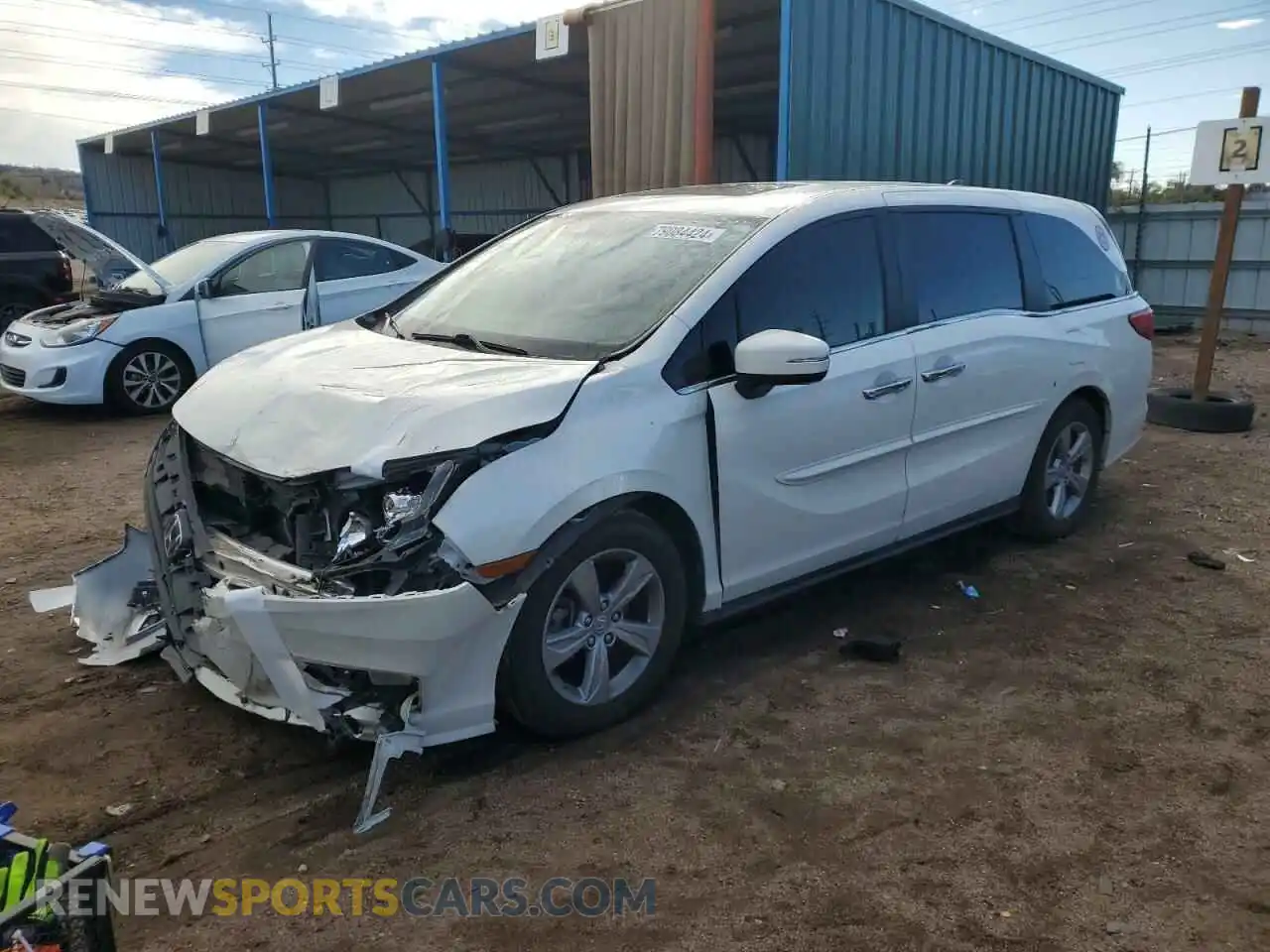1 Photograph of a damaged car 5FNRL6H7XKB122114 HONDA All Models 2019