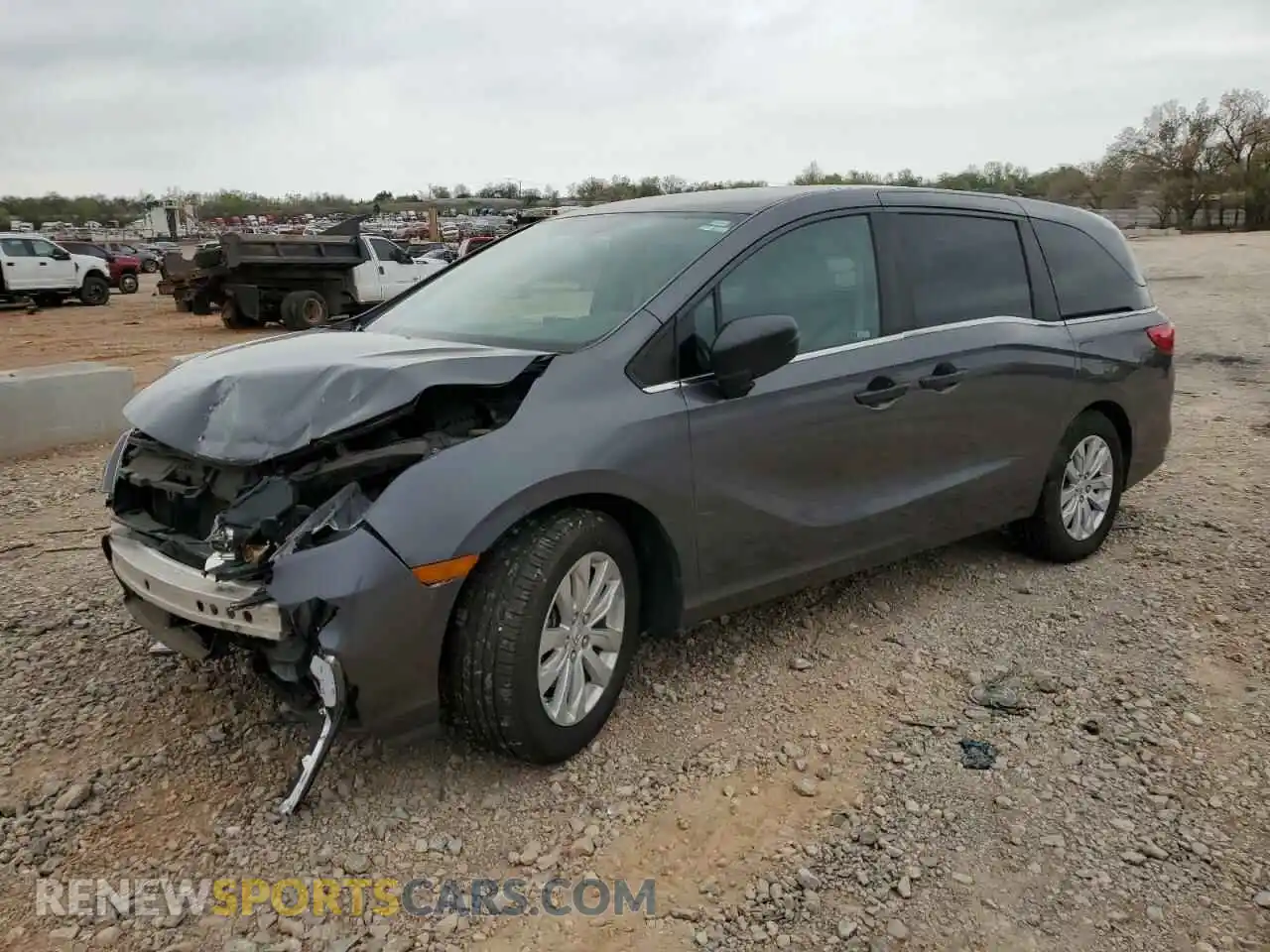 1 Photograph of a damaged car 5FNRL6H20LB021749 HONDA All Models 2020