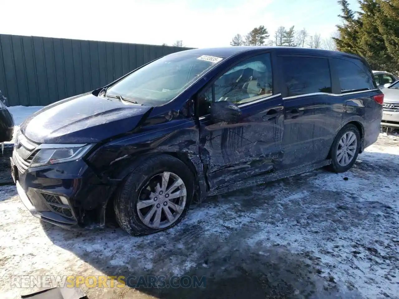 1 Photograph of a damaged car 5FNRL6H23LB034625 HONDA All Models 2020