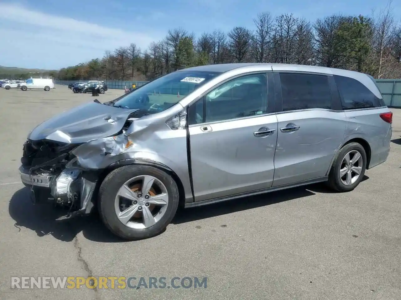 1 Photograph of a damaged car 5FNRL6H55LB066941 HONDA All Models 2020