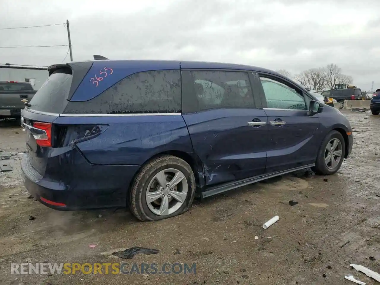 3 Photograph of a damaged car 5FNRL6H56LB017408 HONDA All Models 2020