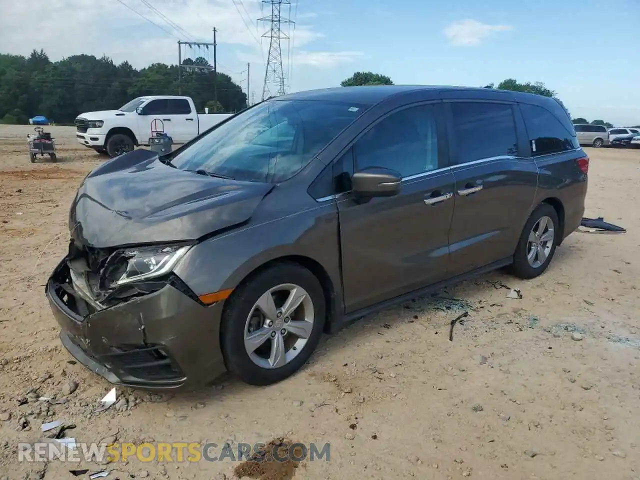 1 Photograph of a damaged car 5FNRL6H5XLB012518 HONDA All Models 2020
