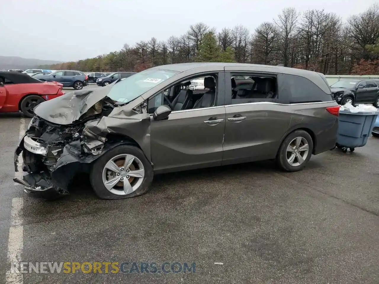 1 Photograph of a damaged car 5FNRL6H70LB070221 HONDA All Models 2020