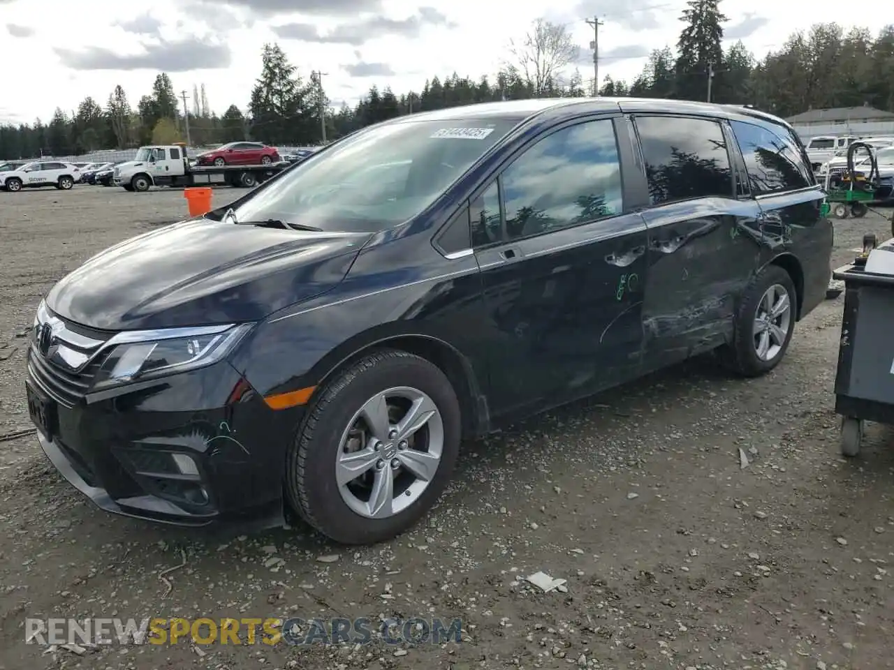 1 Photograph of a damaged car 5FNRL6H74LB005050 HONDA All Models 2020