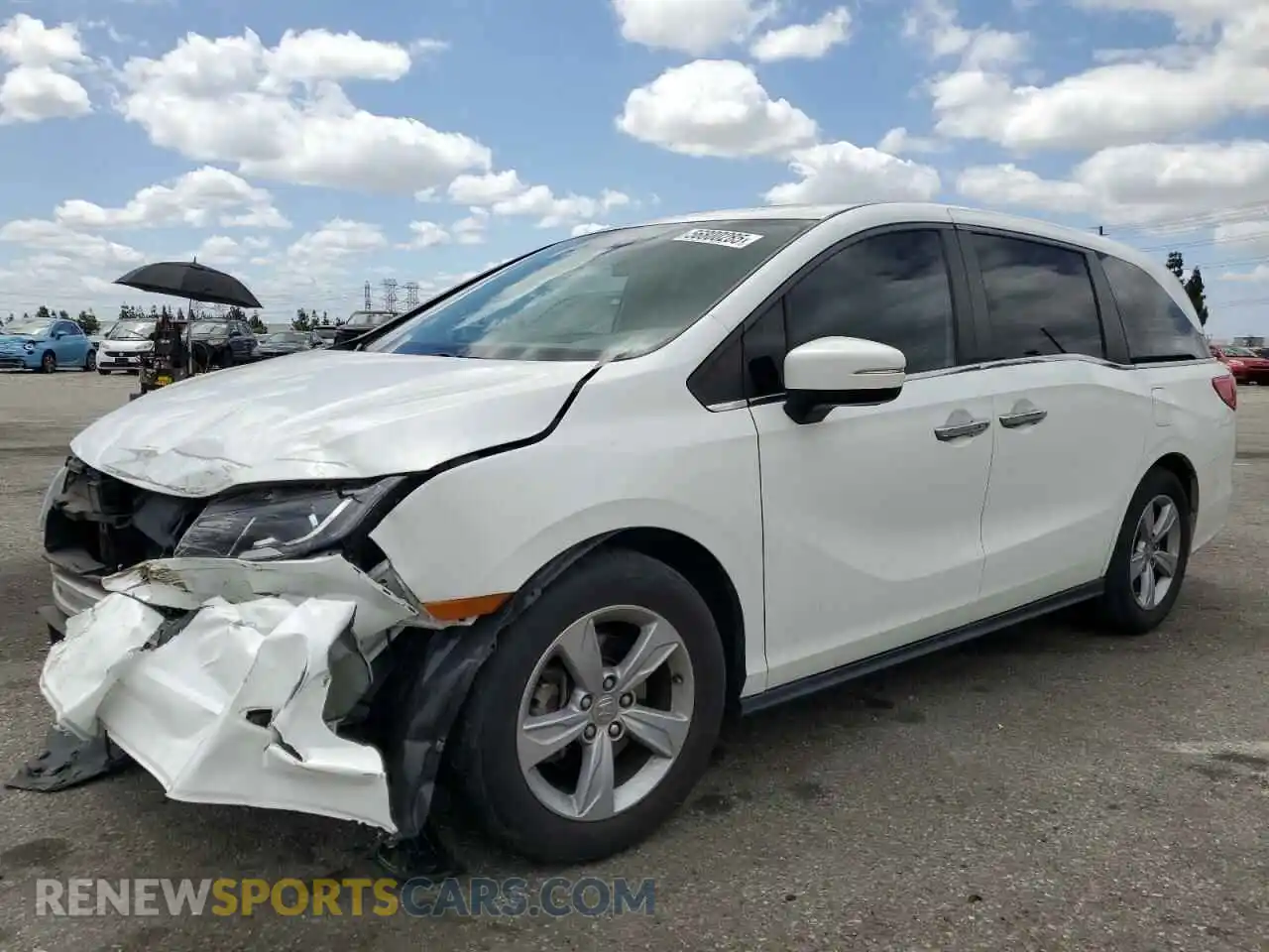 1 Photograph of a damaged car 5FNRL6H7XLB072770 HONDA All Models 2020