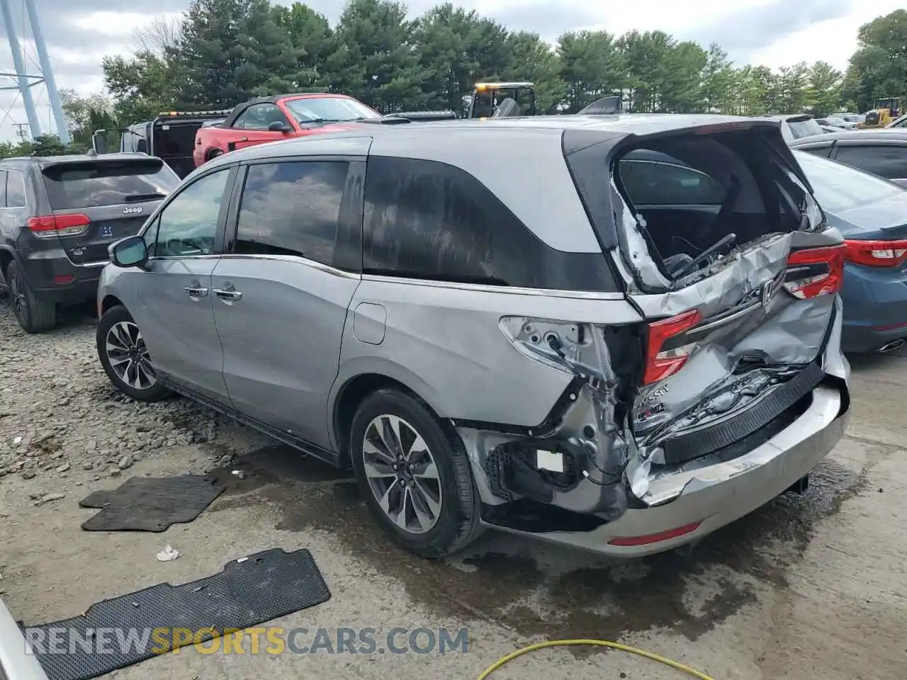 2 Photograph of a damaged car 5FNRL6H79MB044718 HONDA All Models 2021
