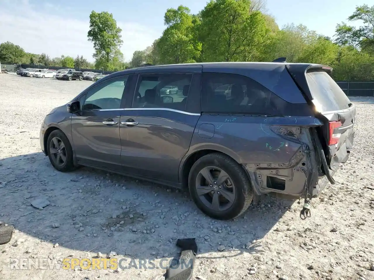 2 Photograph of a damaged car 5FNRL6H58NB024380 HONDA All Models 2022