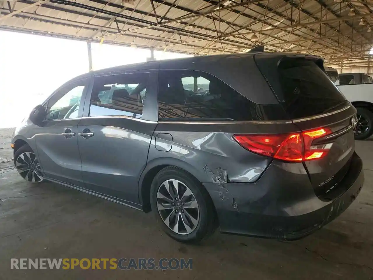 2 Photograph of a damaged car 5FNRL6H61PB039234 HONDA All Models 2023