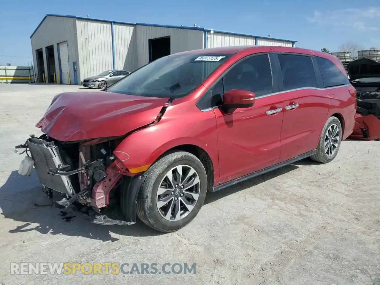 1 Photograph of a damaged car 5FNRL6H62PB013130 HONDA All Models 2023