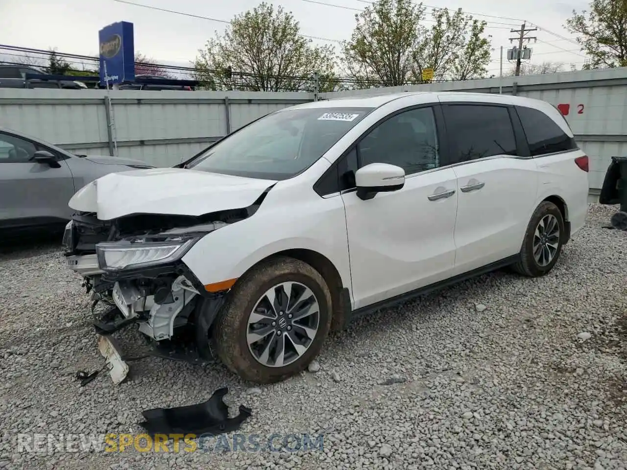 1 Photograph of a damaged car 5FNRL6H69PB076872 HONDA All Models 2023
