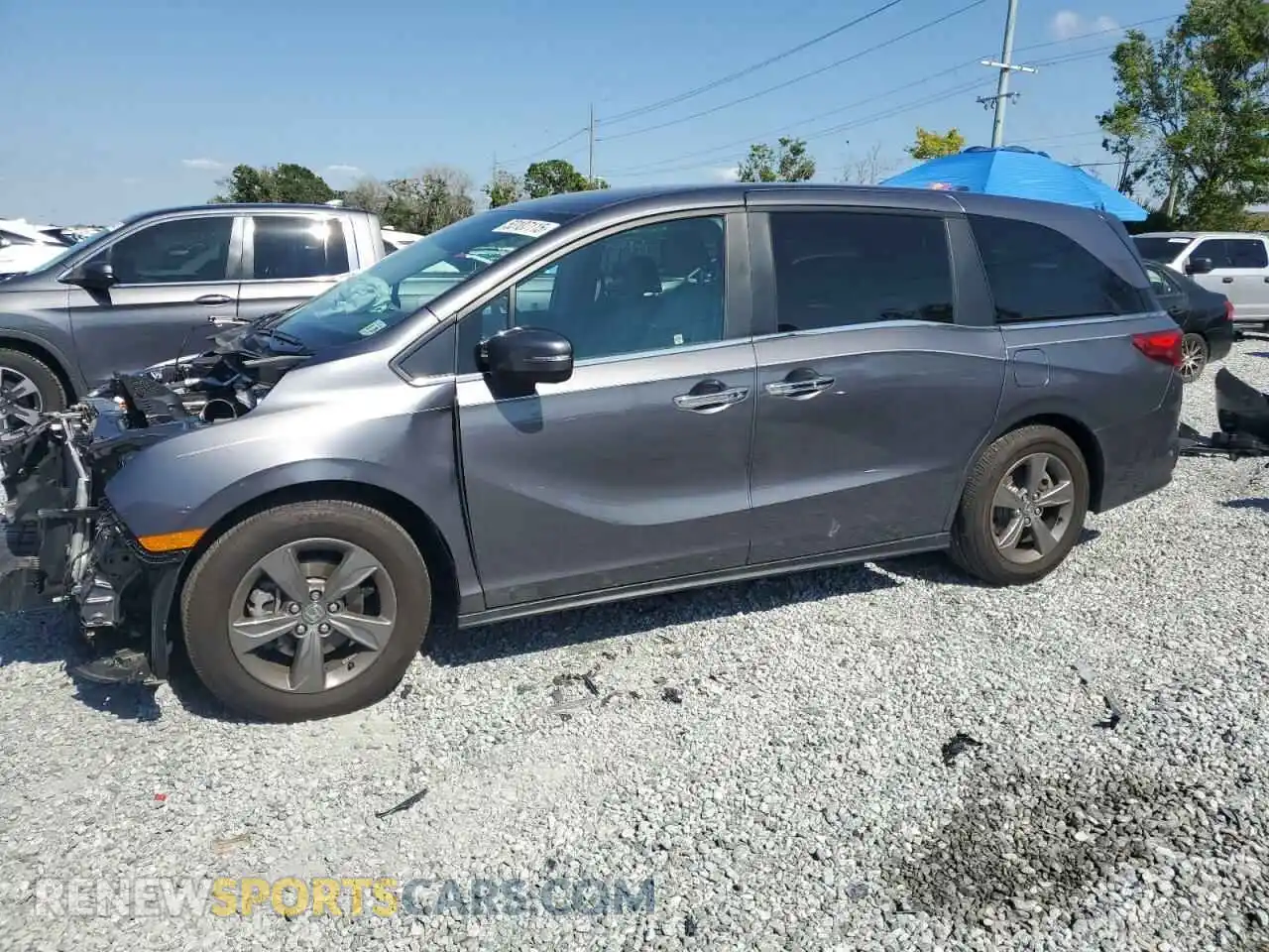 1 Photograph of a damaged car 5FNRL6H58RB074850 HONDA All Models 2024