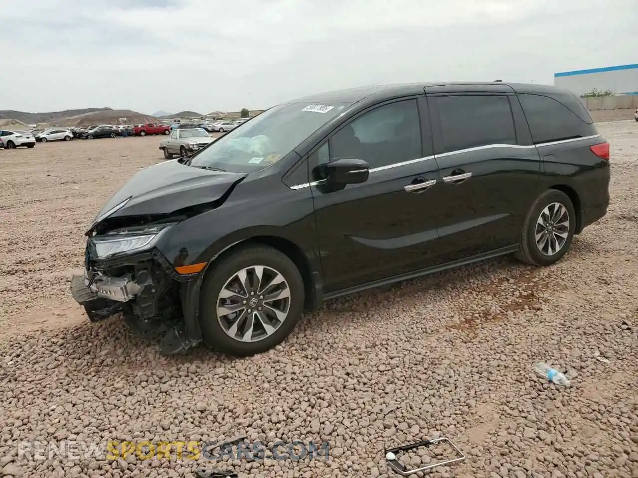 1 Photograph of a damaged car 5FNRL6H67RB023736 HONDA All Models 2024