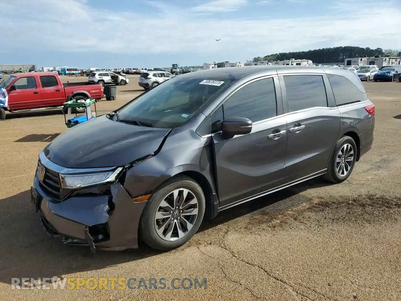 1 Photograph of a damaged car 5FNRL6H6XRB016148 HONDA All Models 2024