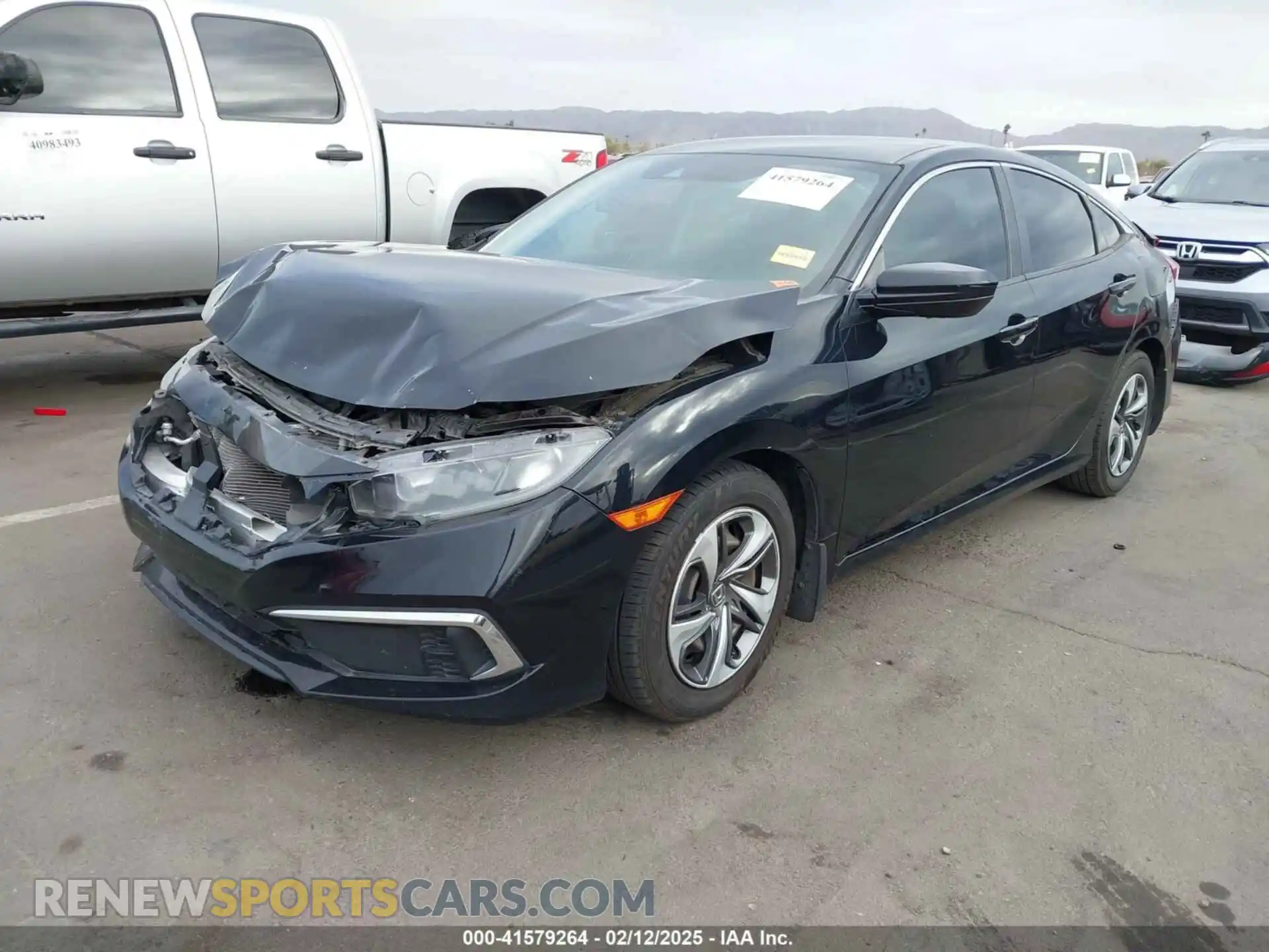 2 Photograph of a damaged car 19XFC2F61KE022656 HONDA CIVIC 2019