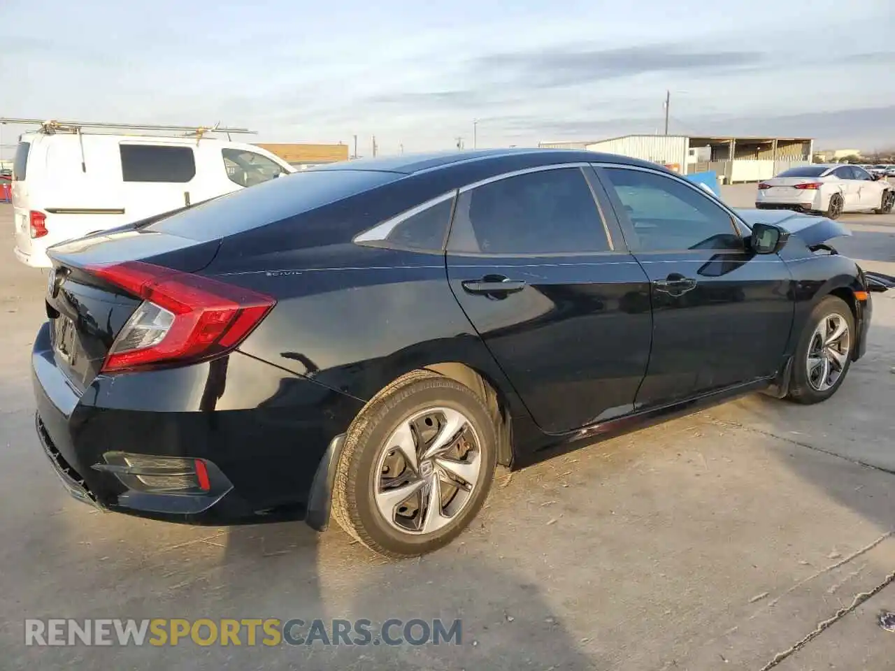 3 Photograph of a damaged car 19XFC2F62KE036209 HONDA CIVIC 2019