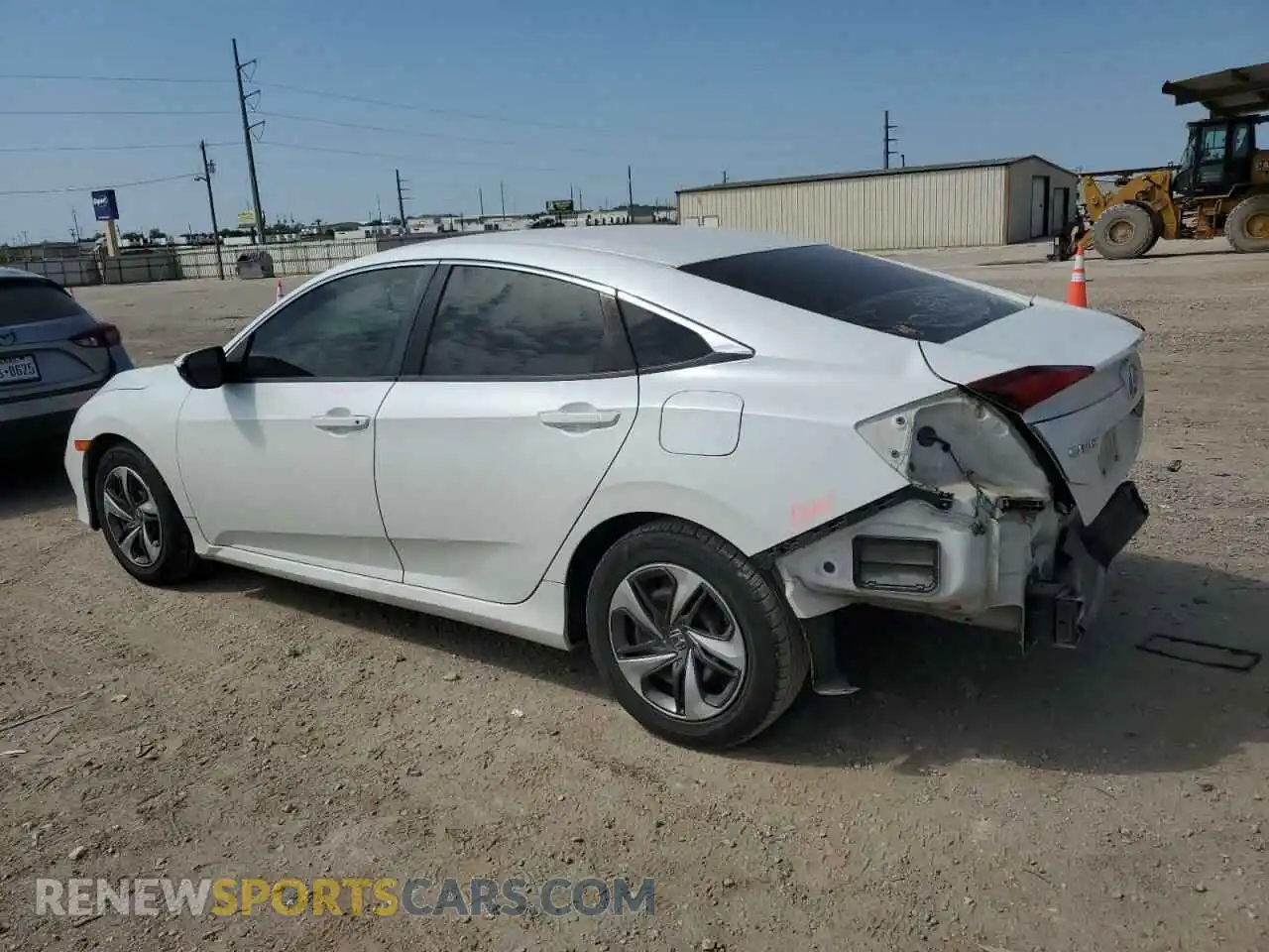 2 Photograph of a damaged car 19XFC2F64KE013143 HONDA CIVIC 2019