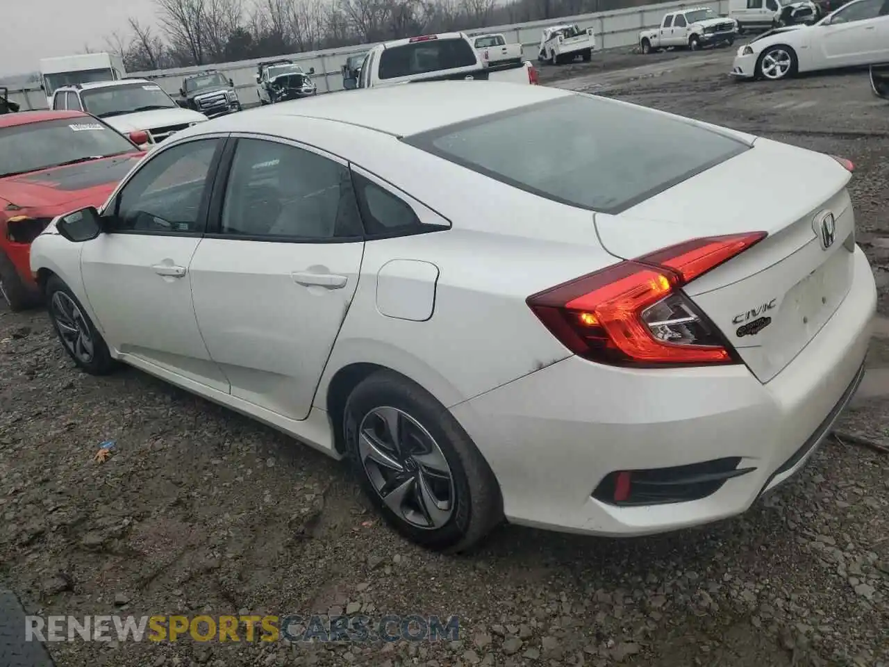 2 Photograph of a damaged car 19XFC2F64KE018889 HONDA CIVIC 2019