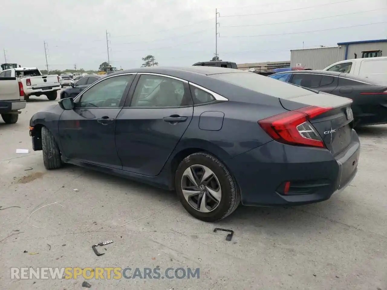 2 Photograph of a damaged car 19XFC2F64KE038575 HONDA CIVIC 2019