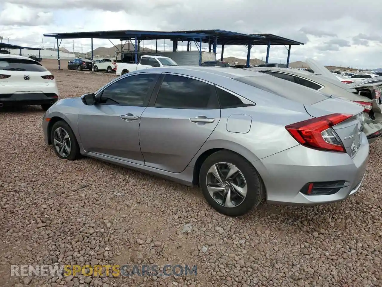 2 Photograph of a damaged car 19XFC2F64KE209938 HONDA CIVIC 2019