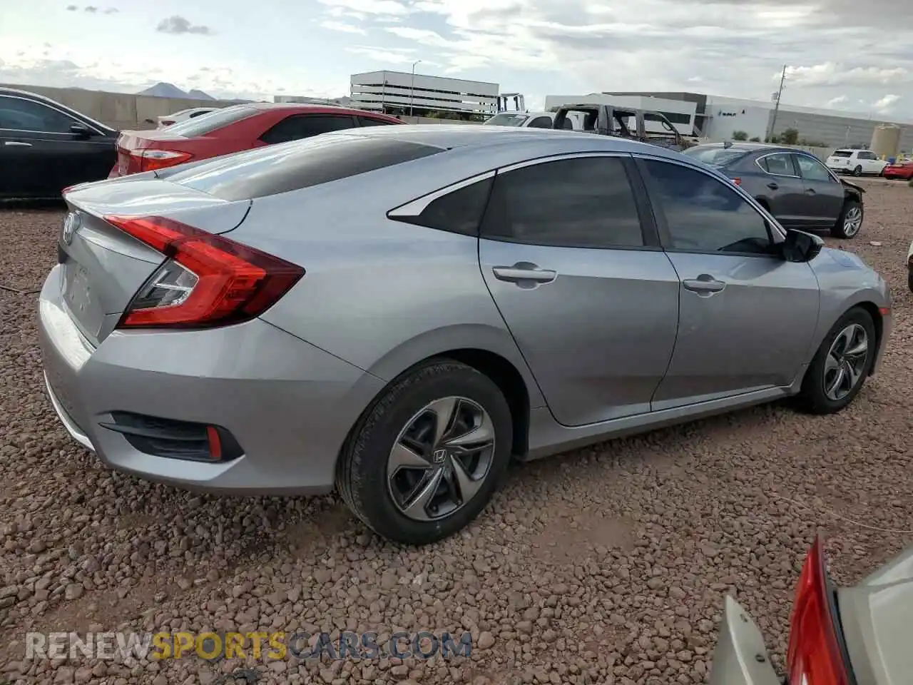 3 Photograph of a damaged car 19XFC2F64KE209938 HONDA CIVIC 2019