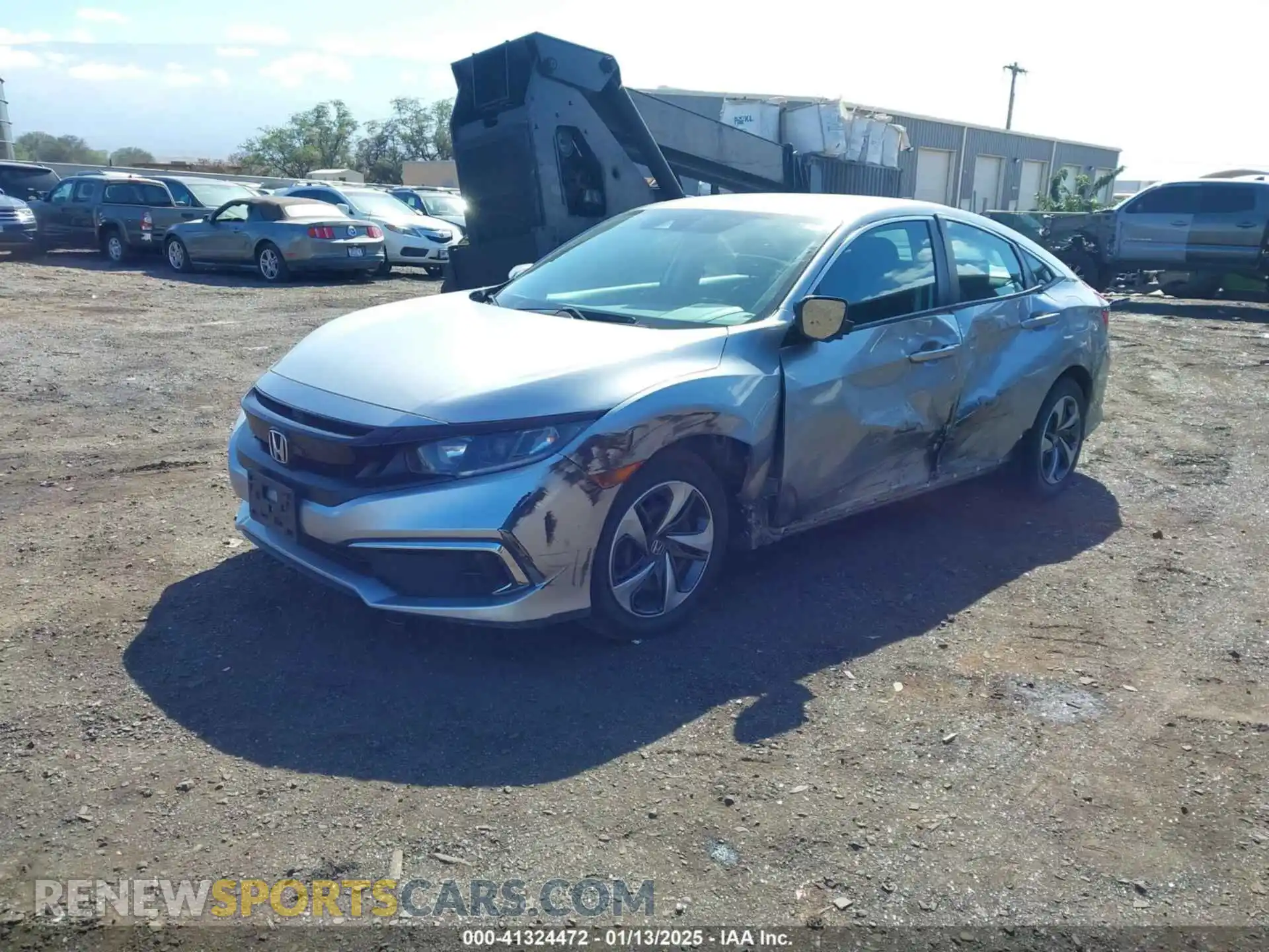 2 Photograph of a damaged car 19XFC2F65KE044871 HONDA CIVIC 2019