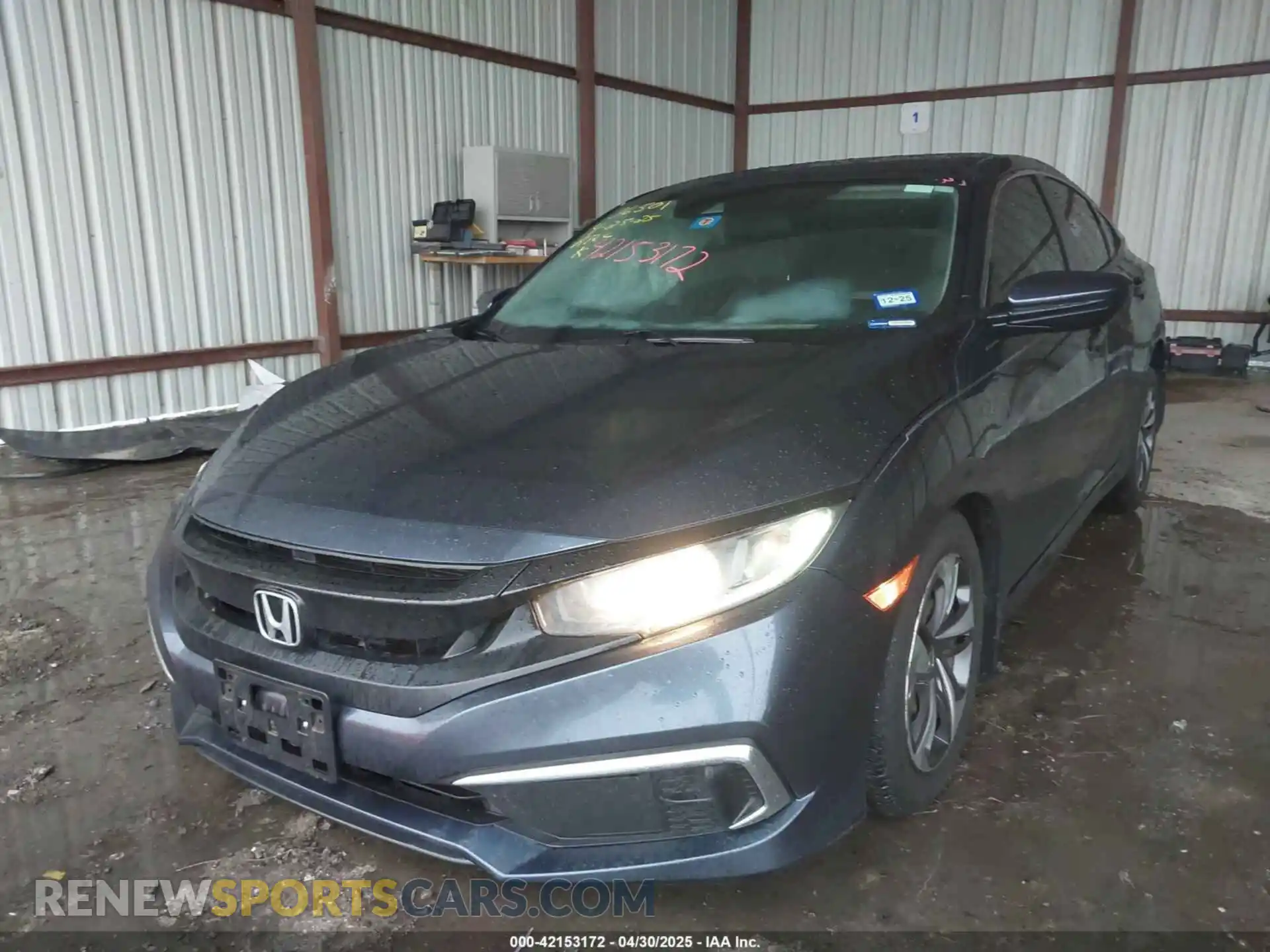 2 Photograph of a damaged car 19XFC2F66KE012995 HONDA CIVIC 2019