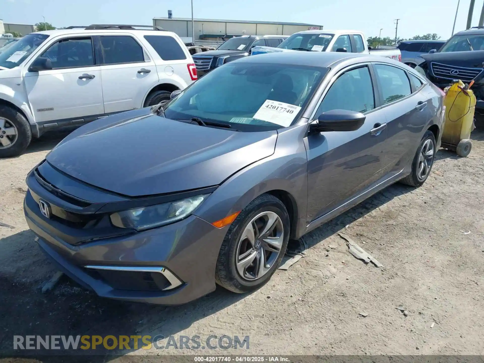 2 Photograph of a damaged car 19XFC2F67KE041938 HONDA CIVIC 2019
