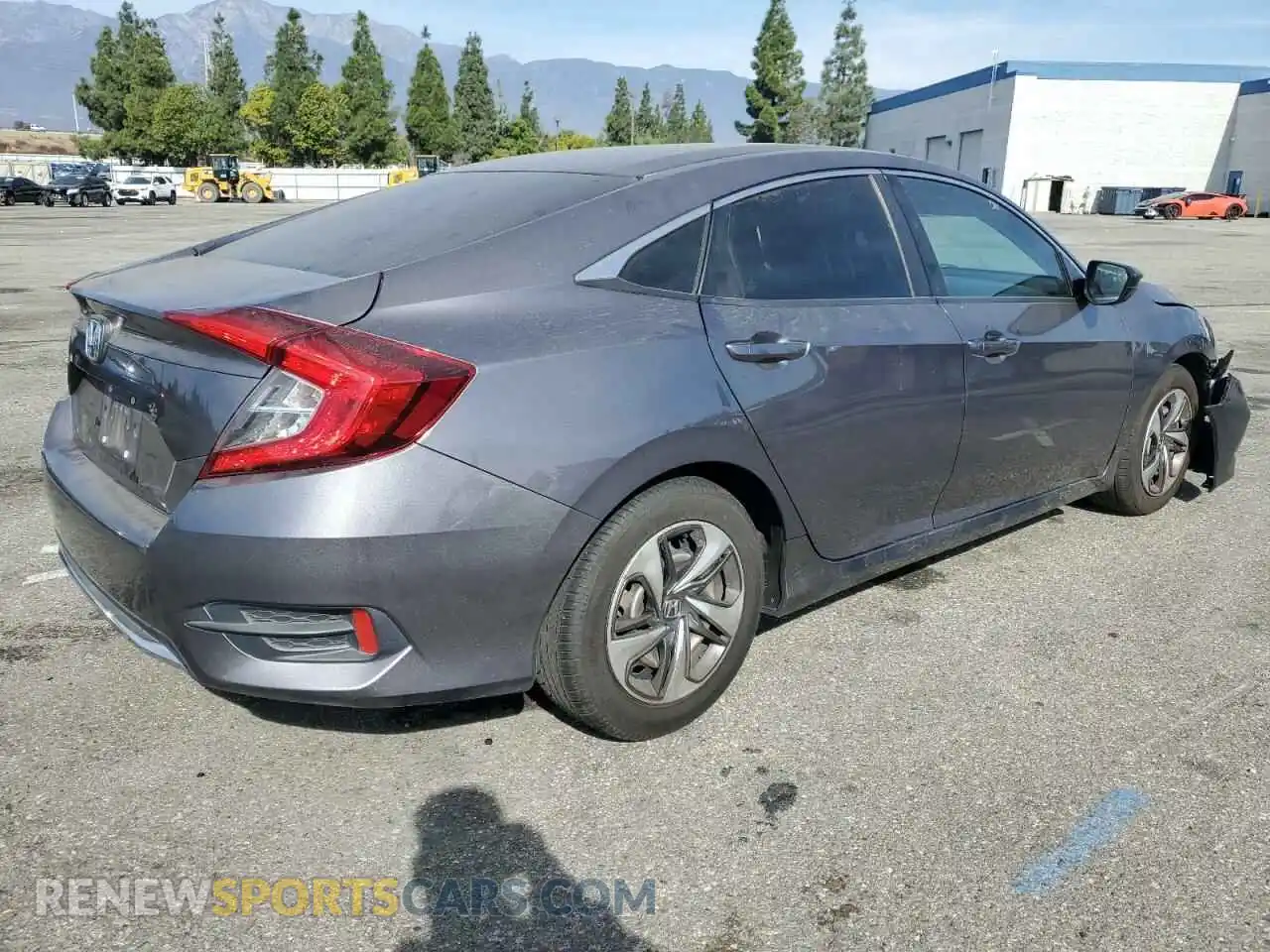 3 fotografías del automóvil dañado 19XFC2F69KE200328 HONDA CIVIC 2019