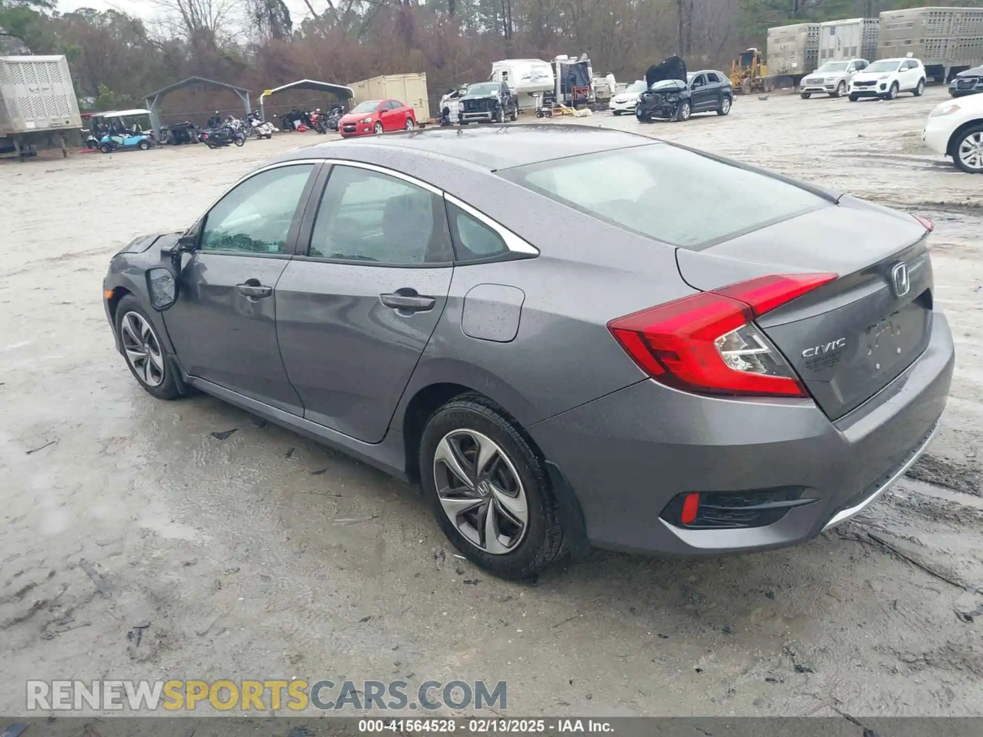 3 fotografías del automóvil dañado 19XFC2F6XKE030755 HONDA CIVIC 2019
