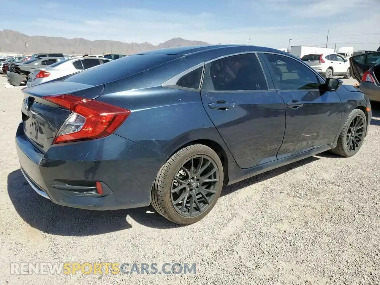 3 fotografías del automóvil dañado 19XFC2F6XKE040668 HONDA CIVIC 2019