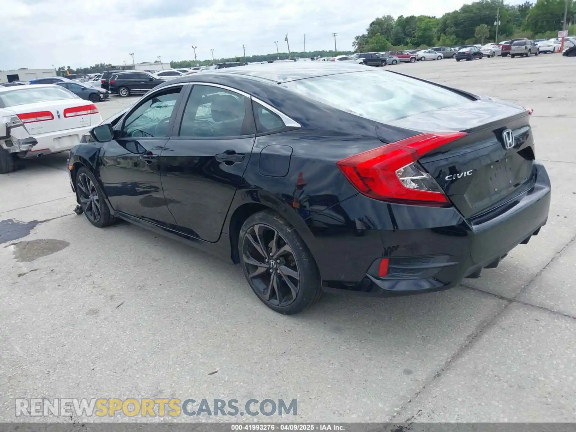 3 fotografías del automóvil dañado 19XFC2F85KE015159 HONDA CIVIC 2019
