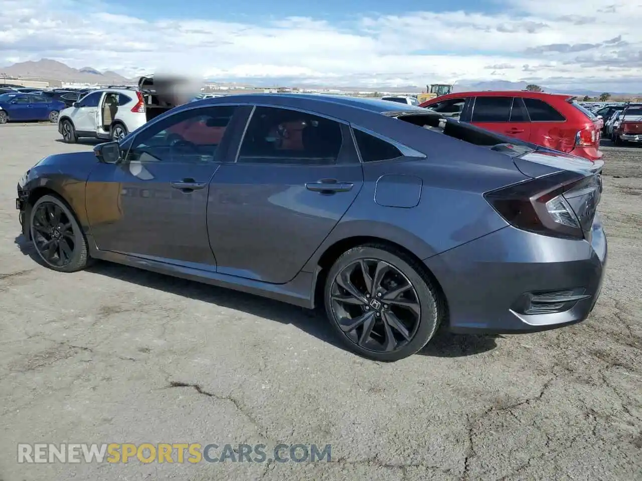2 Photograph of a damaged car 19XFC2F85KE028039 HONDA CIVIC 2019