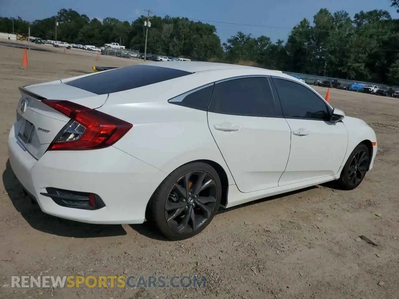 3 Photograph of a damaged car 19XFC2F85KE034455 HONDA CIVIC 2019