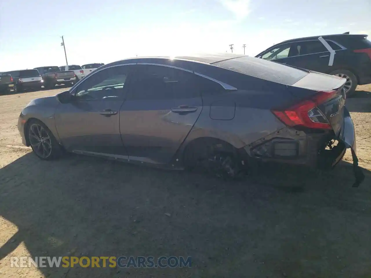 2 Photograph of a damaged car 19XFC2F85KE046315 HONDA CIVIC 2019