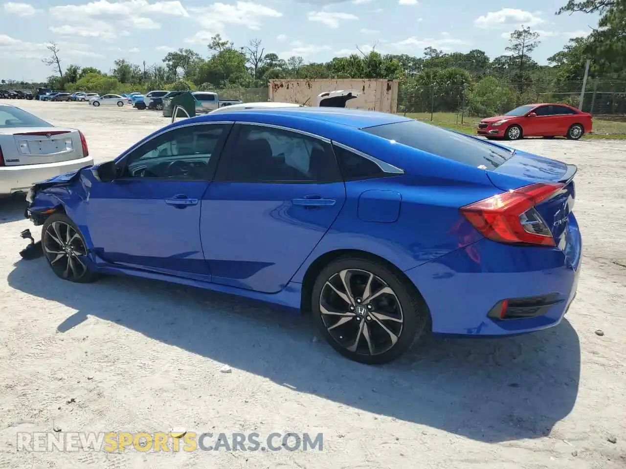 2 Photograph of a damaged car 19XFC2F89KE010014 HONDA CIVIC 2019