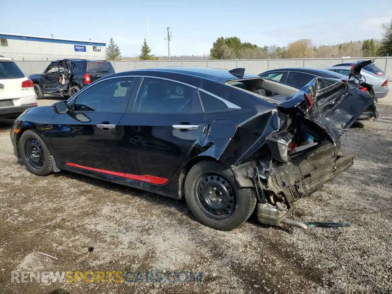 2 Photograph of a damaged car 2HGFC1F98KH104989 HONDA CIVIC 2019
