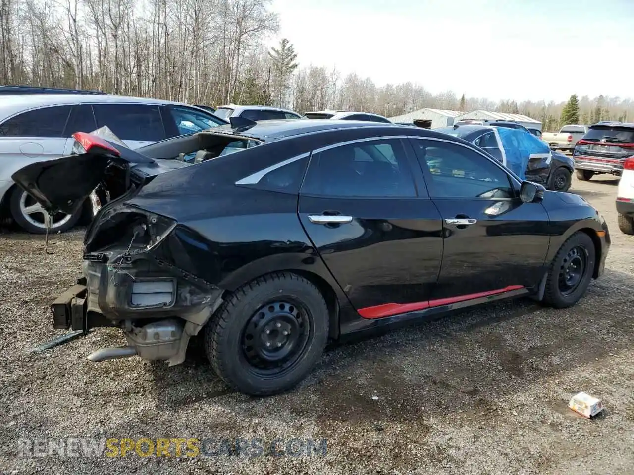 3 Photograph of a damaged car 2HGFC1F98KH104989 HONDA CIVIC 2019