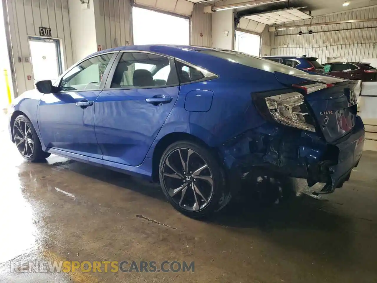 2 Photograph of a damaged car 2HGFC2E84KH566576 HONDA CIVIC 2019