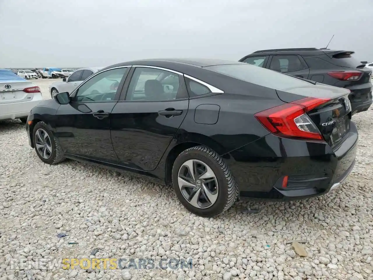 2 fotografías del automóvil dañado 2HGFC2F60KH505609 HONDA CIVIC 2019
