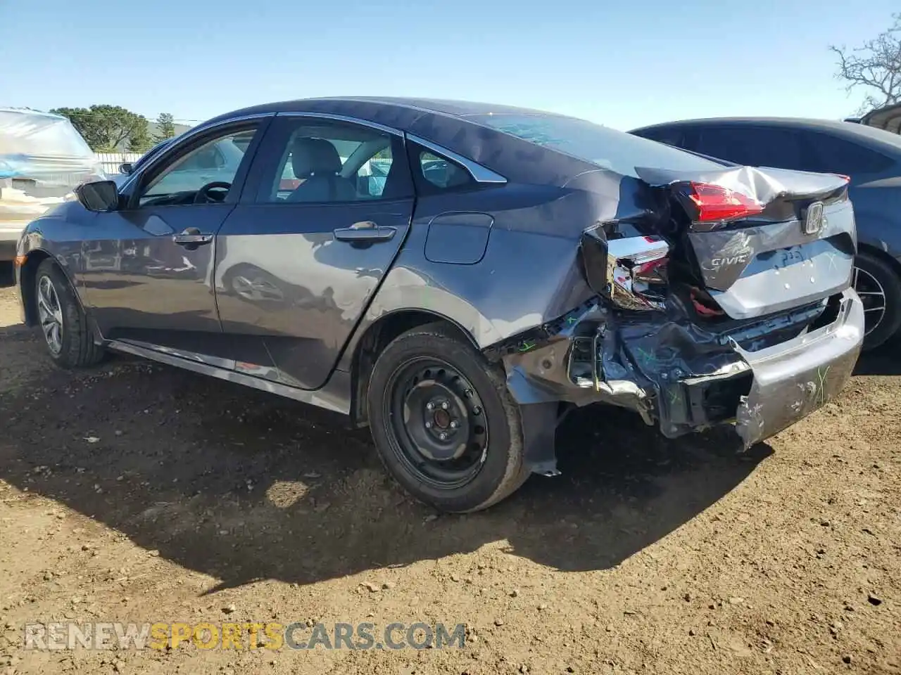 2 Photograph of a damaged car 2HGFC2F60KH533104 HONDA CIVIC 2019