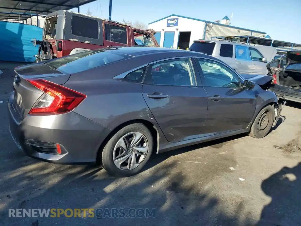 3 Photograph of a damaged car 2HGFC2F60KH544832 HONDA CIVIC 2019