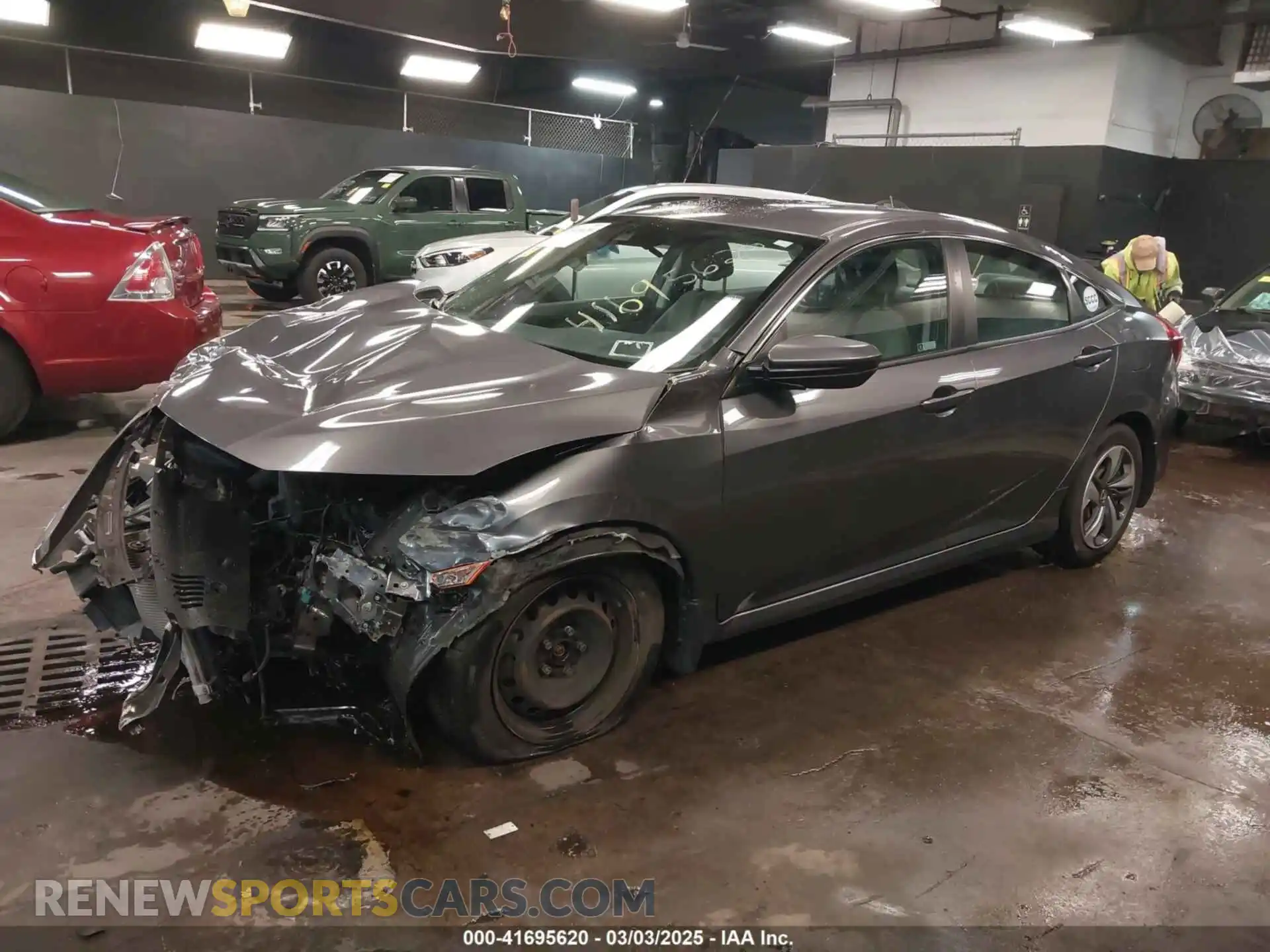 2 Photograph of a damaged car 2HGFC2F60KH556785 HONDA CIVIC 2019