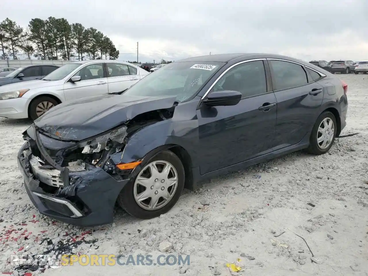 1 Photograph of a damaged car 2HGFC2F60KH583386 HONDA CIVIC 2019