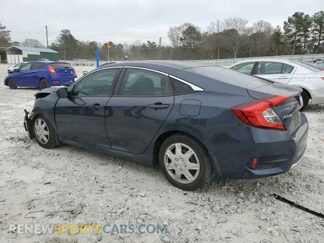2 Photograph of a damaged car 2HGFC2F60KH583386 HONDA CIVIC 2019